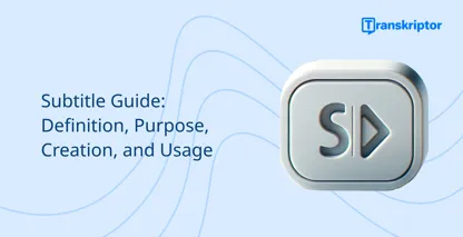 Guide to use subtitles, with 'SD' play button icon, for video accessibility.