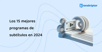 Una pantalla de computadora ilustrada muestra las herramientas de 'Subtítulos', insinuando el mejor software de 2026 para contenido de video accesible.