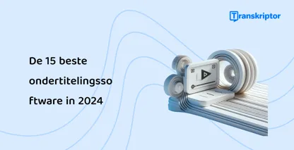 Een geïllustreerd computerscherm toont 'Closed caption'-tools, een hint naar de beste software van 2026 voor toegankelijke video-inhoud.