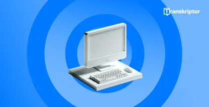 Starověký svitek a brk zobrazující přepis, symbolizující podrobný proces přepisu rozhovorů pro výzkum.