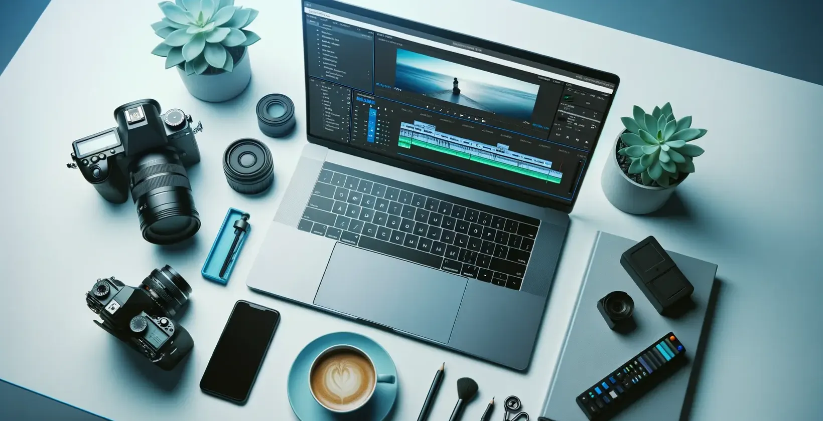 A step-by-step transcription process of a video being converted into a readable text format