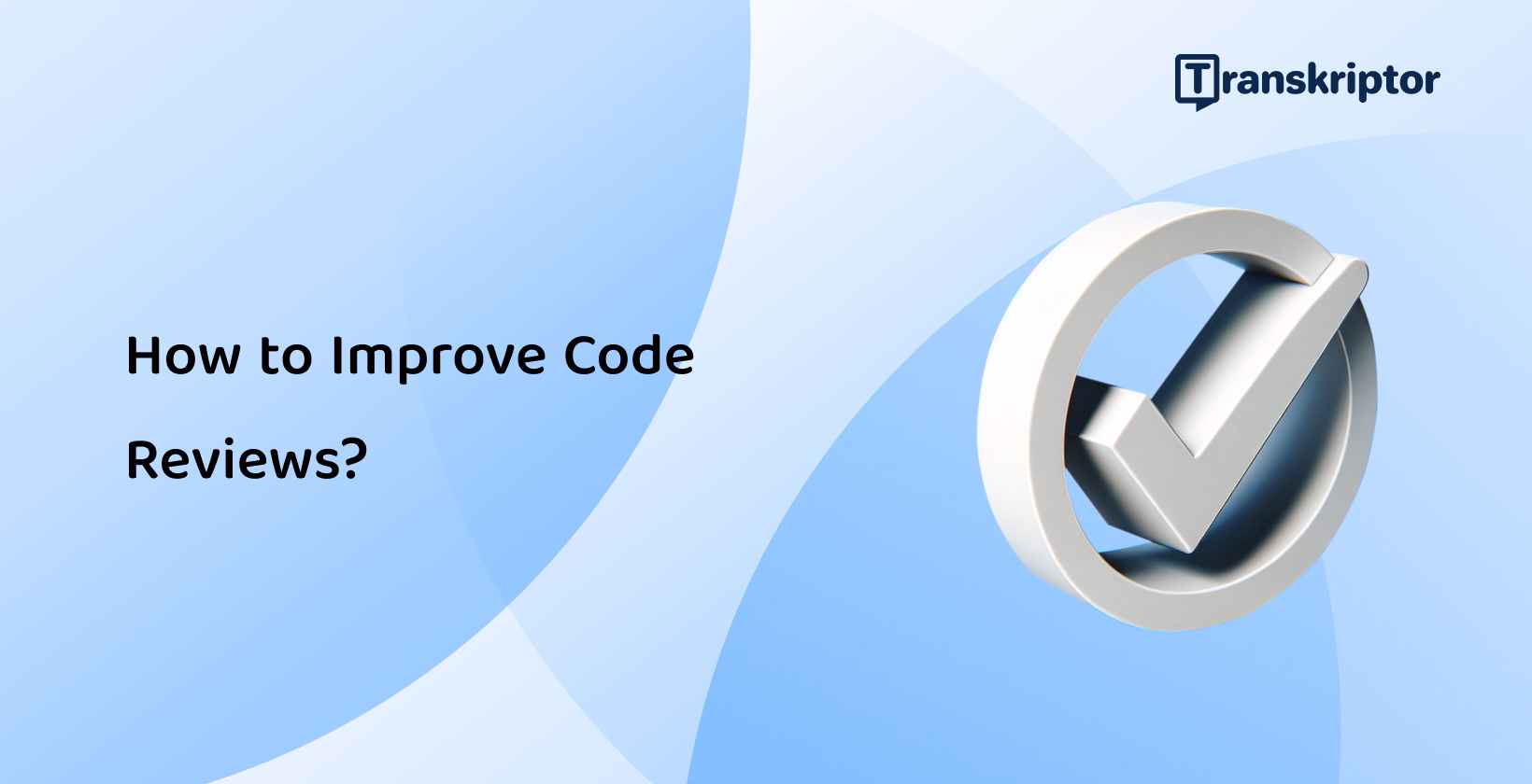 Enhance your code review process with a check mark symbolizing good review methods and quality assurance in programming.