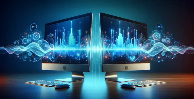 Split-screen contrasts oTranscribe and Transkriptor transcription software interfaces.