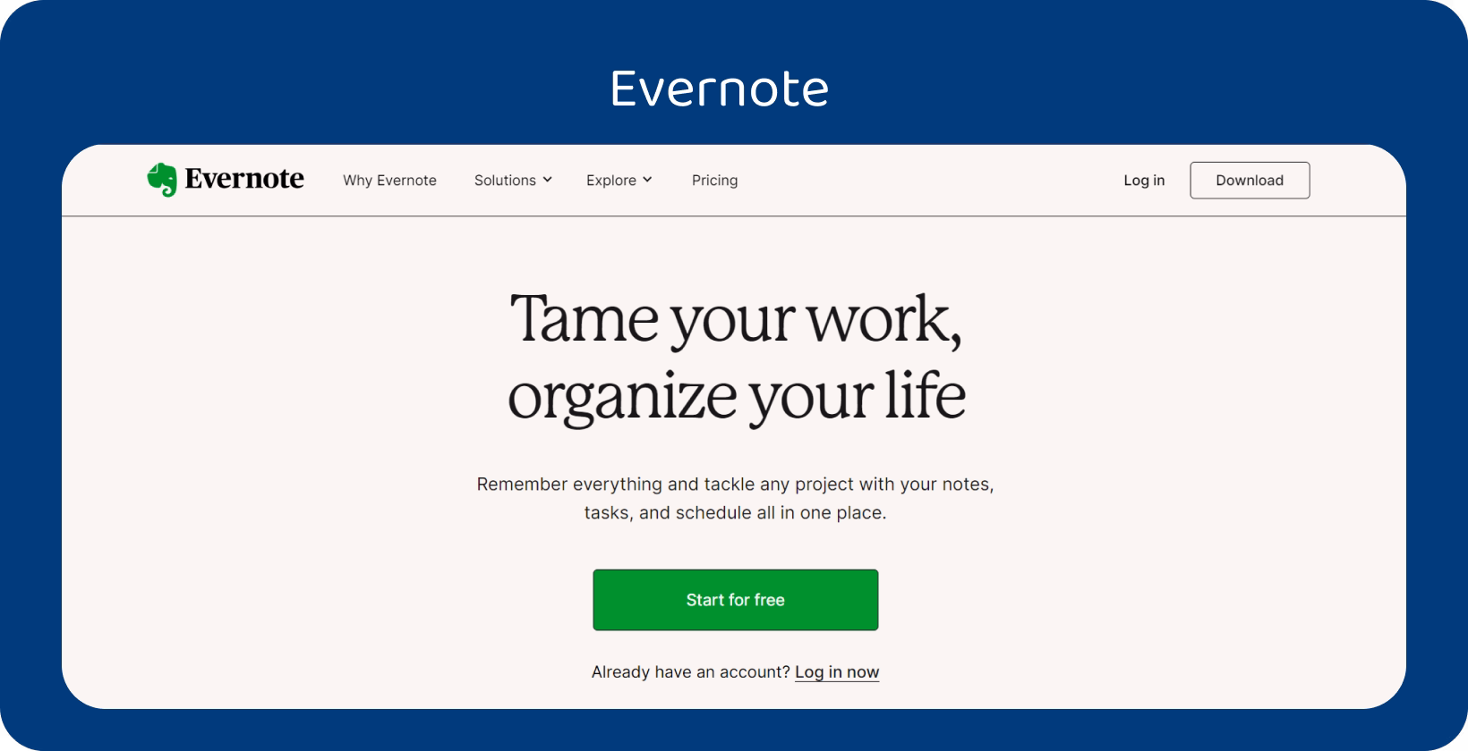Изучите лучшее приложение для создания заметок, Evernote, чтобы эффективно упорядочивать задачи и проекты и синхронизировать их на разных устройствах.
