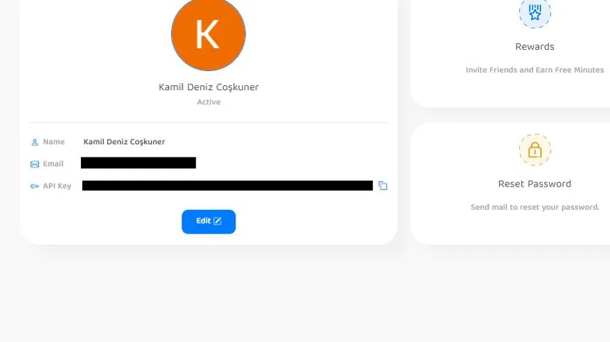 A screenshot showing how to authenticate the account